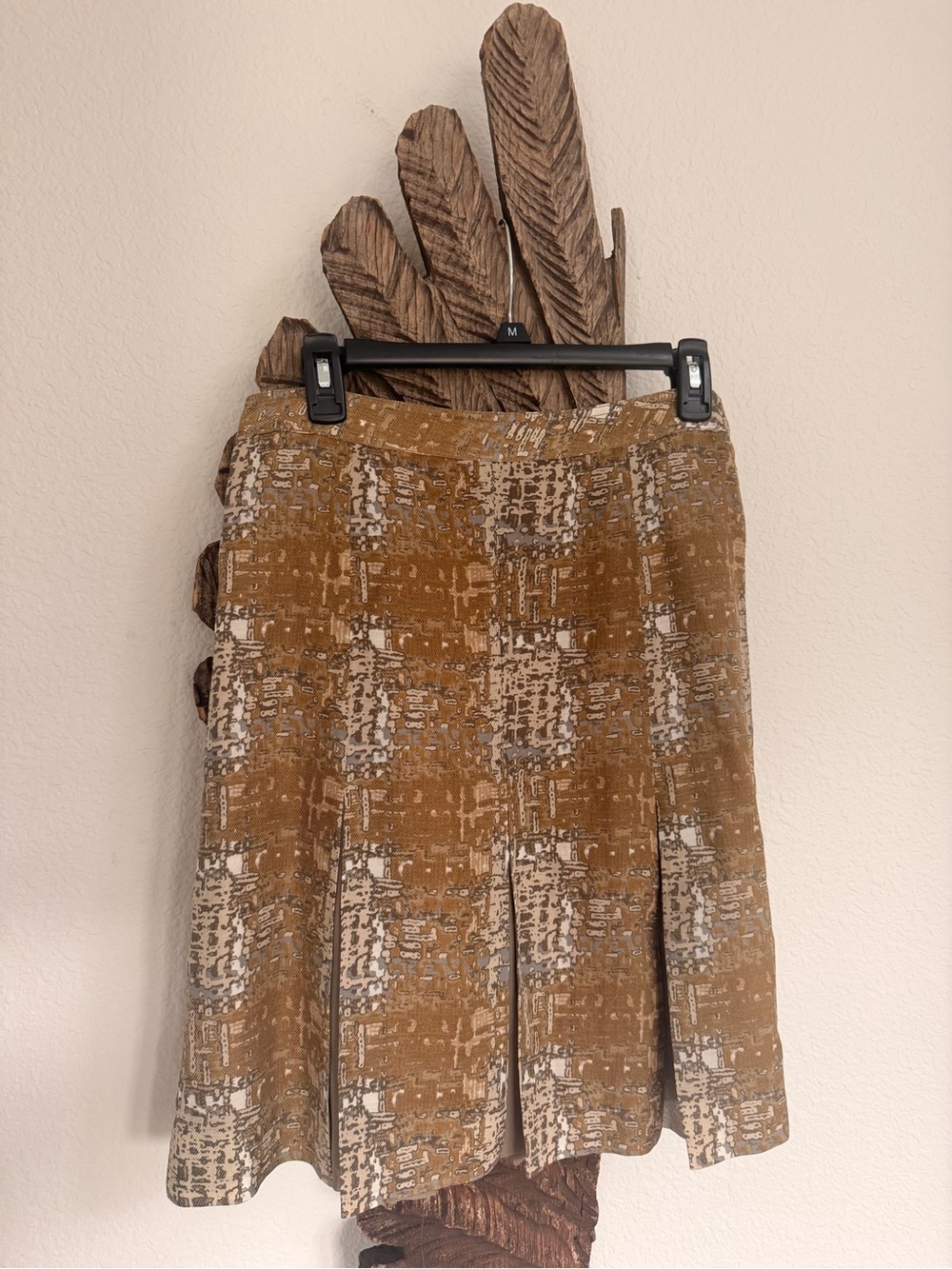 NWOT Tory Burch A-Line Skirt WOOL SILK sz 8 RARE